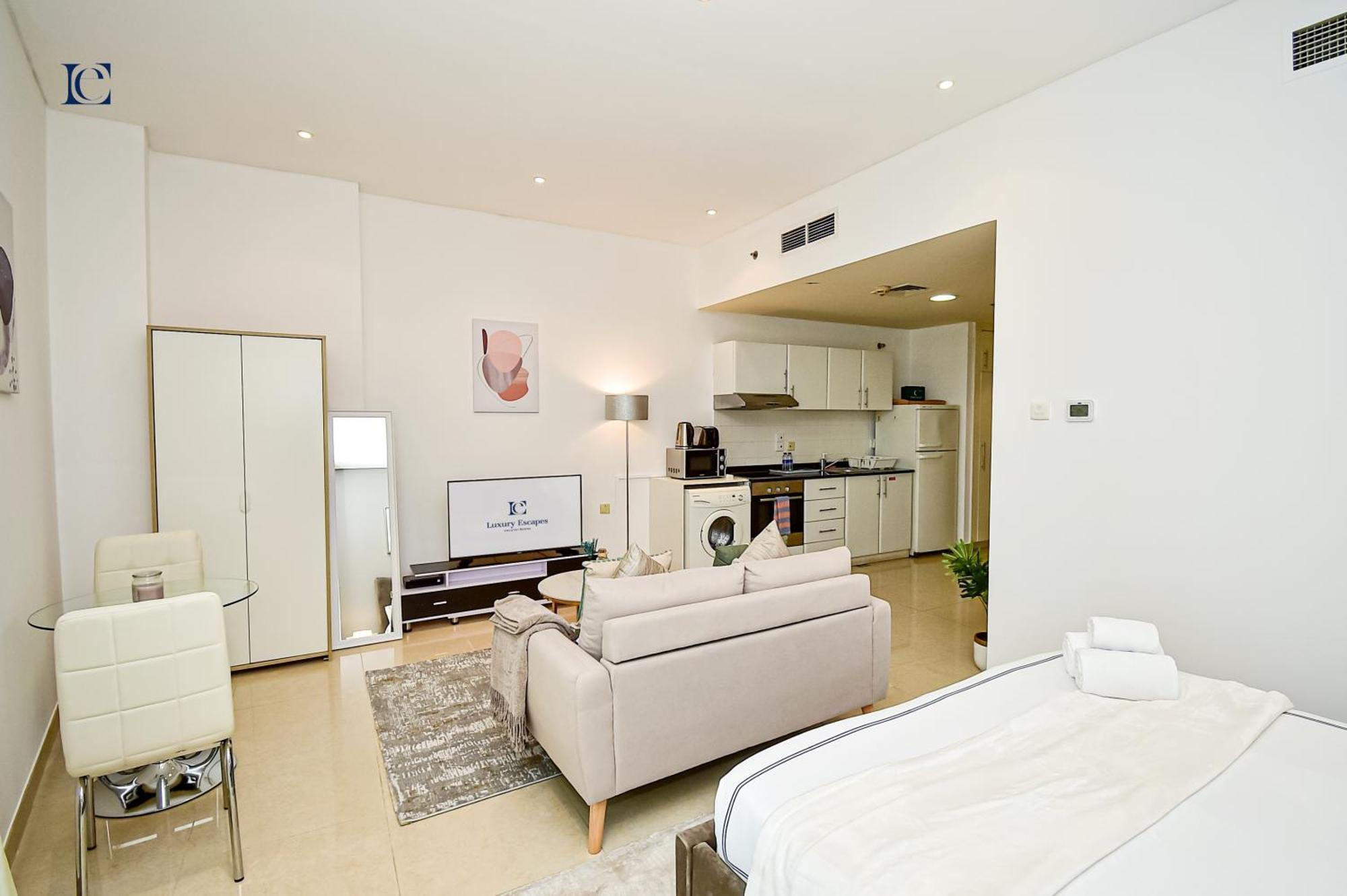 Luxury Escapes - Budget Studio With Balcony, Yacht Bay Marina Dubaï Extérieur photo